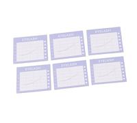 Generic Boîte de Rangement de Cils, Support Magnétique, Organisateur Portable pour Artistes de Cils 19,5x9cm avec 6 Bandes Magnétiques
