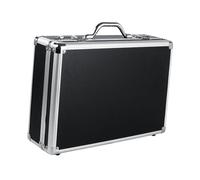 Generic Boîte de Rangement Multifonctionnelle En Alliage D'aluminium, étui de Transport, Boîte à Accessoires, Serrure à Combinaison, L and Black