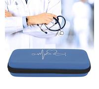 Generic Boîte de Rangement pour Stéthoscope, étui de Protection Antichoc pour Professionnels de la santé, Matériau EVA Rouge pour Médecins et Infirmières (GC-0360 sac d'auscultation 7 couleurs bleu