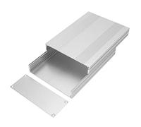 Generic Boîte de Refroidissement en Aluminium, Boîtier de Dissipation Thermique Durable et Léger pour Projets électroniques 54x145x200mm Argent