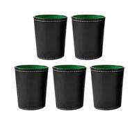 Generic Boîte de Secoue en Dés, Tasse en Cuir PU en Cuir PU Léger pour Restaurant