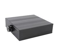 Generic Boîte de Séparation de Son en Alliage D'aluminium de qualité Supérieure, Sélecteur de Commutateur de Signal XLR 1 Entrée 2 Sorties pour la Configuration du Système HiFi