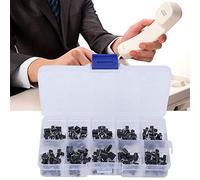 Generic Boîte en Plastique 100 Pièces Ensemble de Commutateurs Tactiles pour le Contrôle du Panneau D'appareil, Collection de Commutateurs à Bouton-poussoir à Structure Simple-6x6mm-13mm