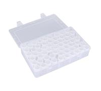 Generic Boîtes de Rangement Portables pour Peinture Diamant, avec 60 Compartiments, Organisateurs de Perles en Plastique pour Artistes, et Voyage Faciles