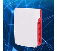 Generic Boîtier ABS pour 4B, Coque de Protection Durable, Résistance à la Corrosion pour Projets Electroniques, Matériau de Haute Qualité, Noir Rouge/Noir/Blanc Rouge, 1 unité (Blanc)