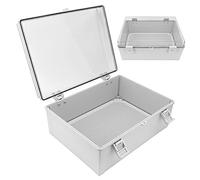 Generic Boîtier de Boîtier en Plastique Transparent sécurisé IP66 IP65 pour Boîte de Distribution D'installation Murale et Boîte de Jonction AB 15,7 X 11,8 X 6,7 Pouces