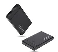 Generic Boîtier de Disque Dur Mobile USB3.1 Type C 2,5" pour Utilisateurs Mac, Installation Outil, Boîtier de Disque Dur Portable, de Plug-and-Play (Noir, Blanc) (Black)