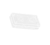Generic Boîtier de Protection ABS de Haute qualité pour W 1.3, avec Trous de Montage Mural, Noir Transparent (Clair)
