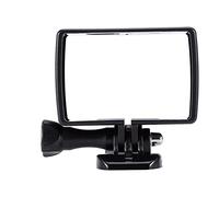Generic Boîtier de Protection Cadre Latéral avec Adaptateur de Montage pour Caméra d'action YI 4K/2 Durable ABS Léger Accès Facile Noir 1 Unité