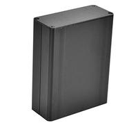 Generic Boîtier de Protection électronique en Alliage D'aluminium, Boîte Noire Oxydée au Jet de Sable pour les Amateurs de Bricolage 38 X 88 X 110 Mm, 1 Jeu de Vis