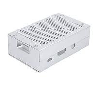 Generic Boîtier Métallique 3 Modèle B+, Coque Robuste en Alliage D'aluminium avec une Bonne Dissipation Thermique, pour une Longue Durée de Vie, Argent, 2 Coques pour Accessoires de Carte Mère