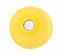 Generic Bol à Lécher pour Chien, Anti-déversement, Facile à Nettoyer, Mangeoire Lente en Silicone pour Friandises Liquides, 6,85x6,85x2,24 Pouces (Yellow)