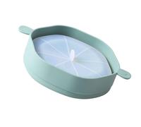 Generic Bol à Pop-corn pour -ondes, Facile à Nettoyer, Résistant à la Chaleur, Seau à Pop-corn en Silicone Portable, Pliable pour un Usage Domestique (BLUE)