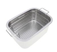 Generic Bol à Vaisselle Portable de 7,5 L, Cuve à Vaisselle en Acier Inoxydable 304 pour évier, Bol D'évier de Cuisine Polyvalent avec Panier de Vidange pour Fruits et Légumes