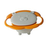 Generic Bol Anti-Pitch, Conception Pratique de la Rotation Sûre de la Plaque de Bol Magique de 360 degrés pour la Maison et l'extérieur (WHITE)