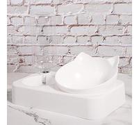 Generic Bol d'eau Automatique 15 °, Abreuvoir Réglable pour Chien, Bouteille d'eau pour Chien et Chat (L)
