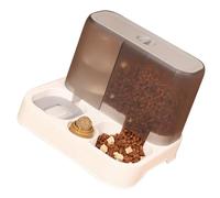 Generic Bol d'eau pour Chat, Double Mangeoire Pratique pour Animaux de Compagnie, Bol d'alimentation pour Chat pour la Décoration de la Maison, Mangeoire Automatique en Plastique pour Les Parents