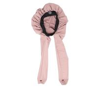 Generic Bonnet à Cheveux Longs, Doublure élastique Douce et Respirante 2 en 1 pour Extensions de Tresses, Dreadlocks, avec Capuche de Style Collant pour Entraînements Soins Peau (PINK)