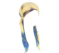 Generic Bonnet de chimio pour femme - Turban uni pour cancer - Foulard - Écharpe - Indi musulman - Stretch - 2024, bleu, taille unique
