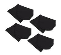 Generic Bonnet tressé Long en Polyuréthane Lavable pour Dreadlocks, 4 Pièces pour L'entraînement et un Usage Quotidien (Un côté ouvert)