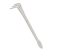 Generic Bonsaï Rake, 3 Dents Root Rake Pick Pick Set Inneildless Steel Root Cultivator Stiver Soil Tool avec Poignée Ergonomique, pour Les Plantes de Jardinage
