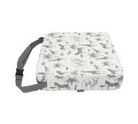 Generic Booster Accroissant de Chaise pour Enfants, Coussin de Tout-petit Amovible pour le Plein Air (Prairies africaines)