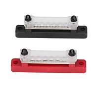 Generic Bornier de Distribution D'énergie pour Camping-car, Mise à la Terre CC avec Couvercle Extra Haut, Ensemble de Barres Omnibus de Batterie au Sol