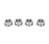 Generic Bouchon à Souder en Acier Inoxydable 304, Paquet de 4, Excellente étanchéité, 3/8 Pouces NPT Femelle, Utilisation dans les Systèmes de Carburant, Construction Durable
