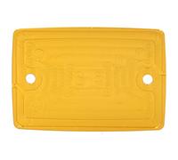 Generic Bouchon de Réservoir de Liquide de Frein, 70x48mm en Alliage en Alliage Avant de Carburant de Carburant Pump Brake Fluid Cap (GOLD)