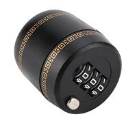 Generic Bouchon d'étanchéité de Verrouillage de sécurité pour Bouteille de Vin, pour la Cuisine à Domicile, la Fête au Pub, en Plastique Noir Robuste, 1.6 * 1.8 Pouces, Cadeau pour Amis, Famille