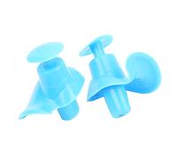 Generic Bouchon D'oreille en Silicone Spirale étanche pour Protection de Natation en Coffret pour Adultes et Enfants Noir 2 Pièces (BLUE)