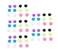 Generic Bouchons de Protection en Silicone Anti-fuite pour Bouteilles en Verre de 5 Ml, Ajustement Souple, Réutilisables pour les Laboratoires de Recherche, Huiles Essentielles, Paquet de 60 Couleurs