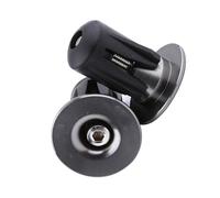 Generic Bouchons d'extrémité de Guidon de Vélo en Alliage D'aluminium Léger, Capuchon de Poignée de Barre Facile à Installer pour Diamètre Extérieur de Guidon de 22 à 24 Mm, 2 Pièces (GRAY)