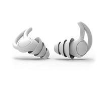Generic Bouchons d'oreille pour la Natation, les Bouchons d'oreille de Natation Nageurs ' 1 Paire Réduction du Bruit Réutilisable Léger pour Surfer Piscine de Plongée Douche (WHITE)