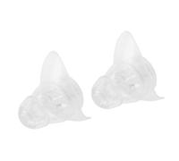 Generic Bouchons D'oreilles Anti-bruit Haute fidélité 27 DB pour Protection Auditive de Concert de Musicien, Matériau en Silicone Souple Naturel, S'adaptent Parfaitement au Conduit Auditif pour les
