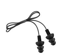 Generic Bouchons D'oreilles étanches en Silicone Souple, Protège-oreilles Filaire, Prévention du Bruit pour la Natation, Adultes, 10g, Noir (BLACK)