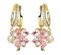 Generic Boucles D'oreilles Drainage Lymphatíque Pour Perte Poids Lymphvity Magnetherapy Germanium Boucles D'oreilles Élégantes En Cristal Crystal Drop Earrings Pour Femmes Filles