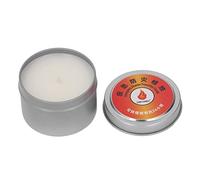 Generic Bougie de Survie D'urgence, sans Fumée, étanche, Coupe-vent, Temps de Combustion 24 Heures pour le Camping, Bougie en Cire D'abeille (SILVER)