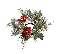 Generic Bougie en forme de couronne de Noël pour table de salle à manger, chambre à coucher