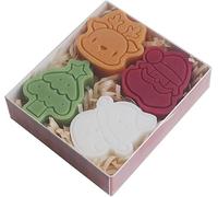 Generic - Bougies de Noël créatives : bonhomme de neige et homme en pain d'épice, bureau, coffret cadeau, décoration maison, cadeau d'anniversaire, arôme de Noël