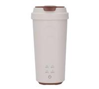 Generic Bouilloire électrique Portable 500 Ml en Acier Inoxydable Rechargeable 300 W Bouilloire de Voyage à ébullition Rapide avec Batterie 5000 MAh pour thé café Lait Bureau de Camping en Plein Air