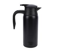 Generic Bouilloire électrique Portable en Acier Inoxydable 800ml, Chauffe-eau pour Voyage, Affichage Numérique pour Voitures, PP