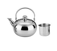 Generic Bouilloire En Acier Inoxydable, Adaptée à Une Utilisation Intérieure et Extérieure, Compatible avec Les Plaques à Induction.