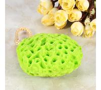 Generic Boule D'éponge de Douche Exfoliante, épurateur Doux pour le Corps pour la Peau Tendre, 4 Options de Couleurs pour le Spa à Domicile (GREEN)