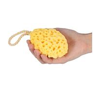 Generic Boule D'éponge de Douche Exfoliante, épurateur Doux pour le Corps pour la Peau Tendre, 4 Options de Couleurs pour le Spa à Domicile (YELLOW)