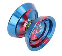 Generic Boule YoYo Avancée en Alliage D'aluminium, Ne Répond Pas, Ne Se Décolore Pas, pour la Compétition, avec 3 Cordes, pour Les Enfants (Blue)