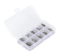 Generic Boulons de Tête Allen, Kit d'assortiment Vis à Tête Plate 600pcs en Acier Inoxydable Criège Boulons Hexagonaux HEX RAISE