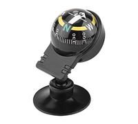 Generic Boussole de Tableau de Bord Compacte Réglable pour Tableau de Bord de Camion de Voiture, Boule de Guidage de Direction de Haute Précision, Adaptée aux Activités de Plein Air de Navigation de