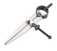 Generic Boussole en Cuir à Ailes Réglables, Outil de Bricolage pour Les Projets D'artisanat, Parfait pour Les Amateurs, Matériau Métallique
