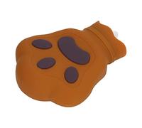 Generic Bouteille de Chaleur, Rythme de l'ours Mignon en Silicone Relief Chauffage Micro-ondes pour la Maison (brun clair)